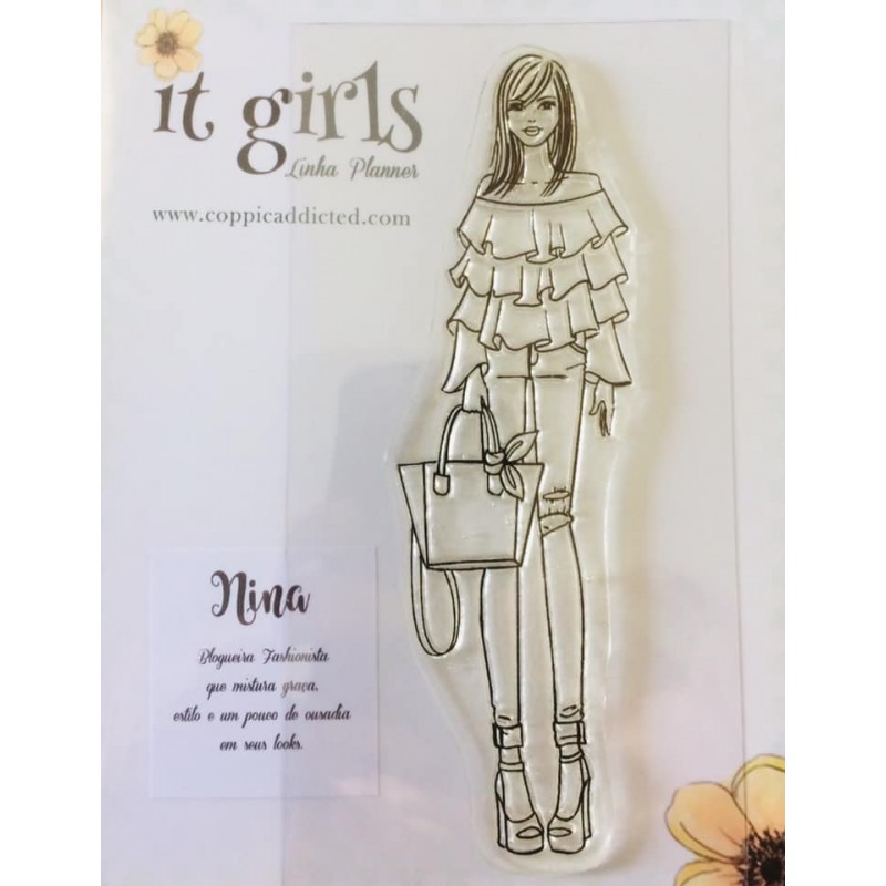 Carimbo It Girl Linha Planner - Nina - Lilipop Carimbos