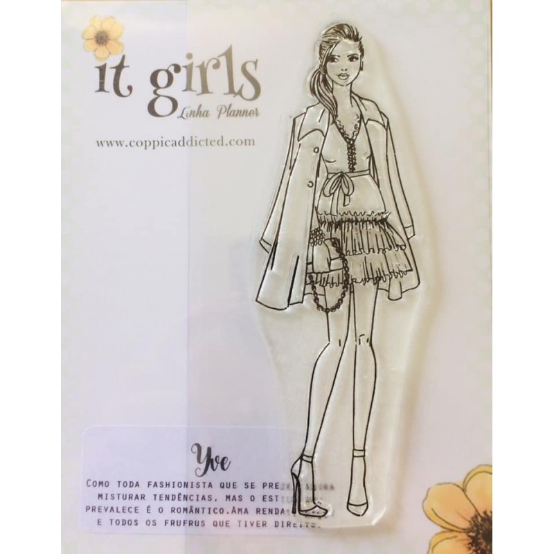 Carimbo It Girl Linha Planner - Yve - Lilipop Carimbos