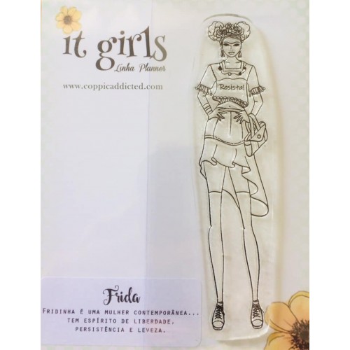 Carimbo It Girl Linha Planner - Frida - Lilipop Carimbos