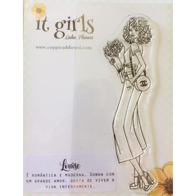 Carimbo It Girl Linha Planner - Louise - Lilipop Carimbos