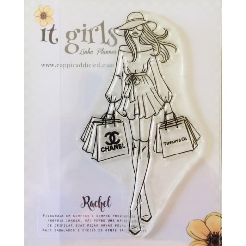 Carimbo It Girl Linha Planner - Rachel - Lilipop Carimbos