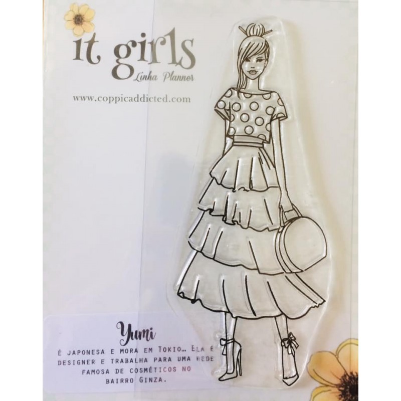 Carimbo It Girl Linha Planner - Yumi - Lilipop Carimbos