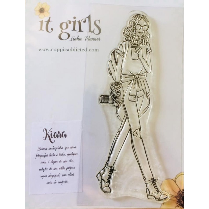 Carimbo It Girl Linha Planner - Kiara- Lilipop Carimbos