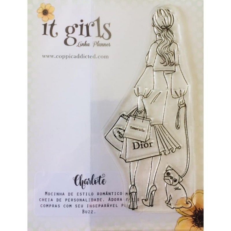 Carimbo It Girl Linha Planner - Charlote - Lilipop Carimbos