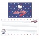 Ano 2000. Conjunto de Papel de Carta Hello Kitty American Style Sanrio