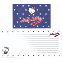 Ano 2000. Conjunto de Papel de Carta Hello Kitty American Style Sanrio