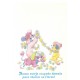 Papel de Carta Antigo M Popples Flores