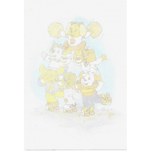 Papel de Carta Antigo G A Nossa Turma