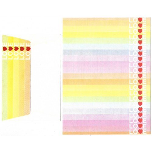 Conjunto de Papel de Carta Love