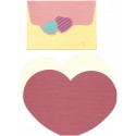 Conjunto de Papel de Carta Antigo Heart Line (CVM)