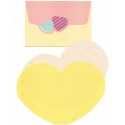 Conjunto de Papel de Carta Antigo Heart Line (CAM)