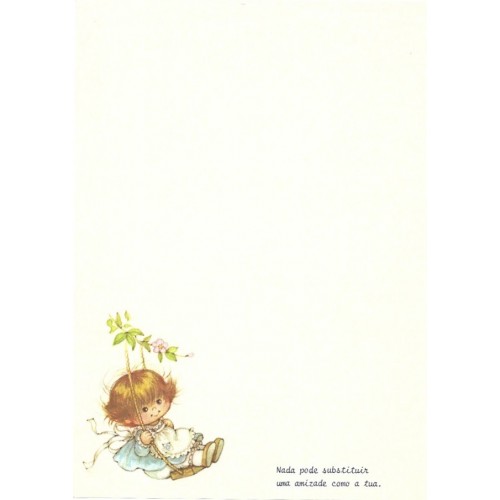 Papel de Carta Antigo Cromocart Morehead 1.1 COM FRASE