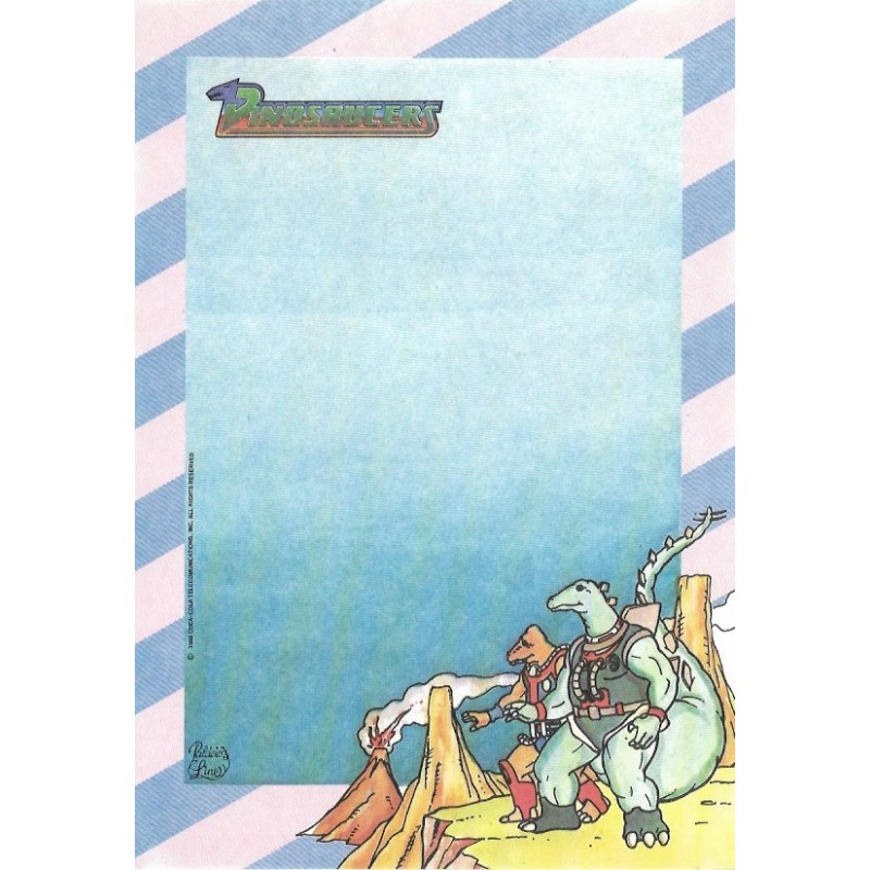 Papel de Carta Coleção Palacio's Line Dinosaucers (CRA)