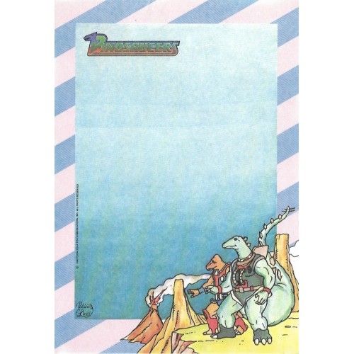 Papel de Carta Coleção Palacio's Line Dinosaucers (CRA)
