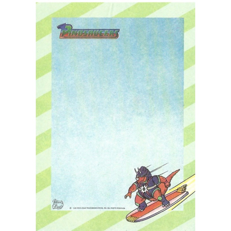 Papel de Carta Coleção Palacio's Line Dinosaucers (CVZ)
