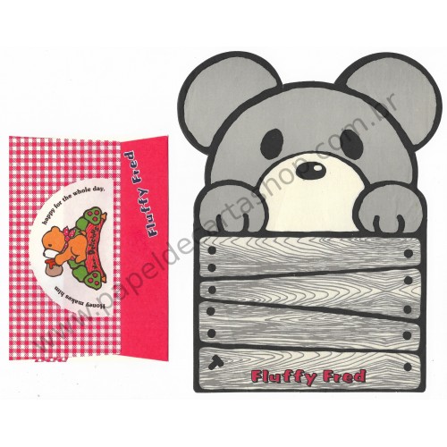 Conjunto de Papel de Carta Antigo Fluffy Fred (CIN)