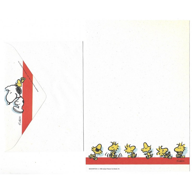 Conjunto de Papel de Carta ANTIGO SNOOPY P6