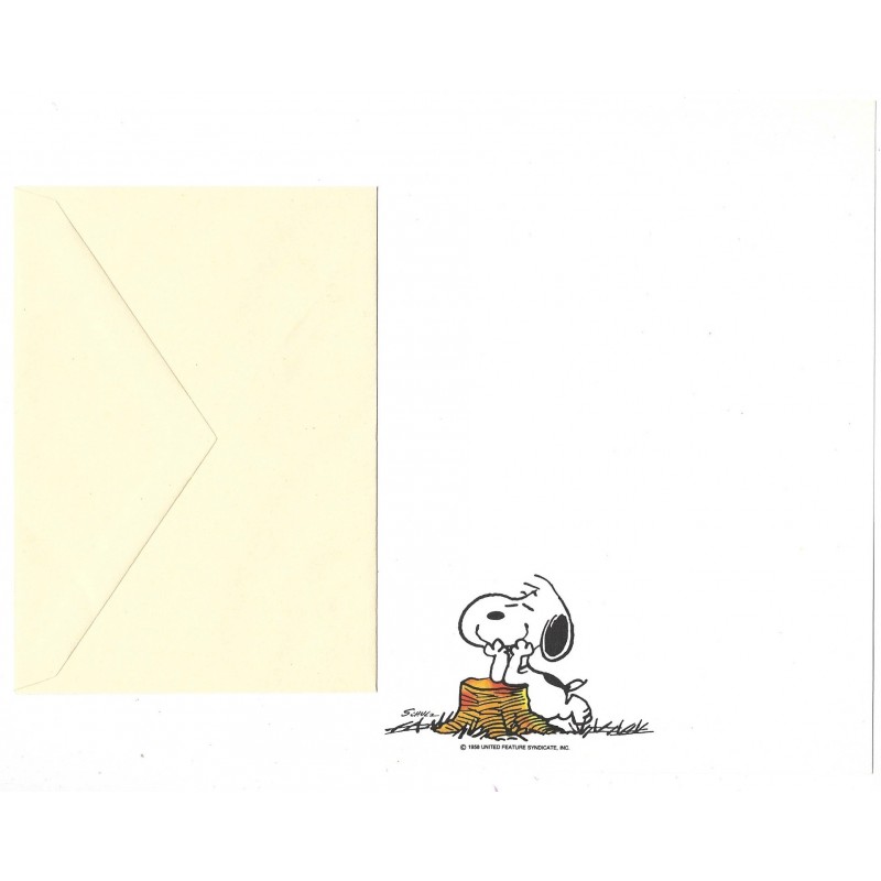 Conjunto de Papel de Carta ANTIGO SNOOPY P5