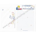 Conjunto de Papel de Carta Snoopy & Schoreder Nihon Hallmark