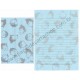 Conjunto de Papel de Carta Snoopy & Charlie Peanuts Nihon Hallmark