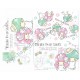 Ano 2015. Kit 2 Conjuntos de Papel de Carta Little Twin Stars Happy Sanrio