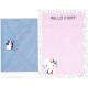 Ano 2019. Conjunto de Papel de Carta Hello Kitty Cute TECA Sanrio