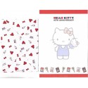Ano 2019. Conjunto de Papel de Carta Hello Kitty 45th Anniversary TECA Sanrio