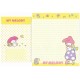 Ano 2007. Kit 4 Conjuntos de Papel de Carta My Melody Sanrio