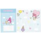 Ano 2007. Kit 4 Conjuntos de Papel de Carta My Melody Sanrio