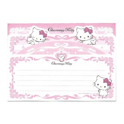 Ano 2006. Kit 4 Notas Charmmy Kitty Sweet Clover Sanrio