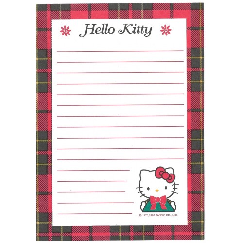 Ano 1996. Kit 3 Papéis de Carta Hello Kitty Sanrio