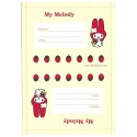 Ano 1997. Papel de Carta - Envelope My Melody CAM2 Antigo (Vintage) Sanrio