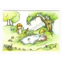 Postalette Antigo Importado Joan Walsh Anglund Lake Hallmark
