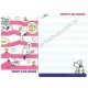 Kit 2 Conjuntos de Mini-Papel de Carta SNOOPY & Friends Peanuts