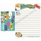 Kit 2 Conjuntos de Mini-Papel de Carta SNOOPY Seals Peanuts