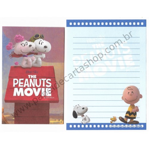 Kit 2 Conjuntos de Mini-Papéis de Carta Peanuts MOVIE Peanuts
