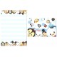 Kit 2 Conjuntos de Mini-Papéis de Carta Disney TSUM TSUM