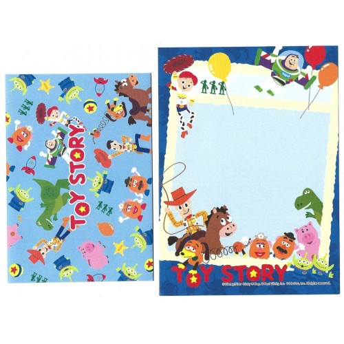 Conjunto de Mini-Papel de Carta Toy Story BLUE 1 Pixar Disney