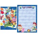 Conjunto de Mini-Papel de Carta Toy Story BLUE 2 Pixar Disney