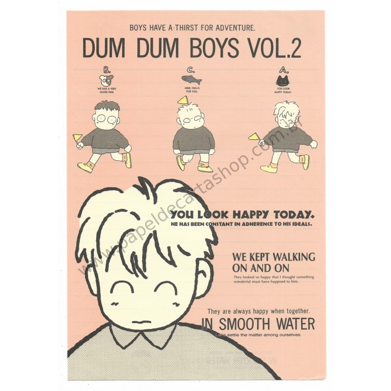 Conjunto de Papel de Carta Antigo (Vintage) DUM DUM BOYS Vol 2