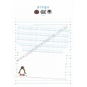 Conjunto de Papel de Carta Antigo (Vintage) PINGU SONY Creative