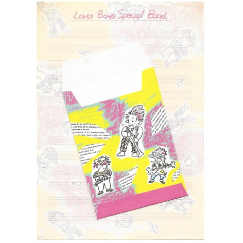 Conjunto de Papel de Carta Antigo (Vintage) Lover Boys Special Band