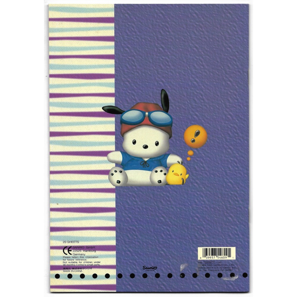 Notebook Sanrio Personagens Hello Kitty Keroppi Melody Badtz Pochacco