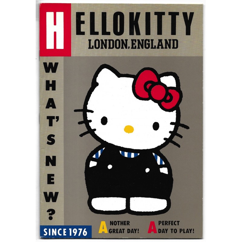 Caderno BROCHURA Hello Kitty England VINTAGE Sanrio