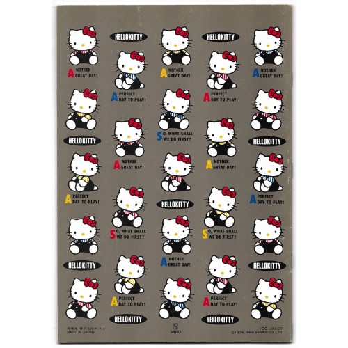 Caderno BROCHURA Hello Kitty England VINTAGE Sanrio