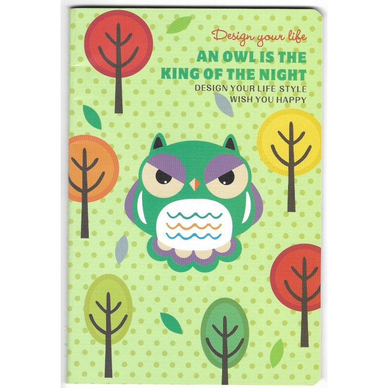 Caderno OWL CVD Coleção LANGUO DESIGN