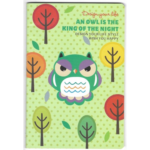 Caderno OWL CVD Coleção LANGUO DESIGN