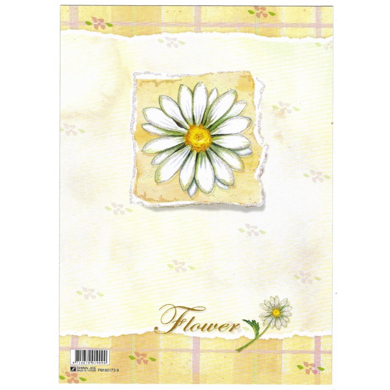 CAPA & Conjunto de Papel de Carta Shinn Jee Flower P180173-9