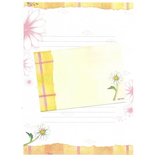 CAPA & Conjunto de Papel de Carta Shinn Jee Flower P180173-9