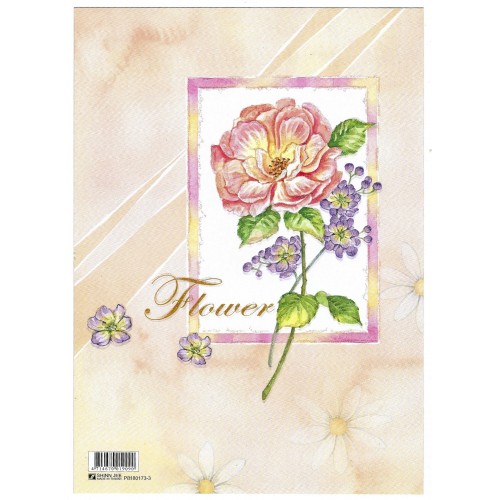 CAPA & Conjunto de Papel de Carta Shinn Jee Flower P180173-3